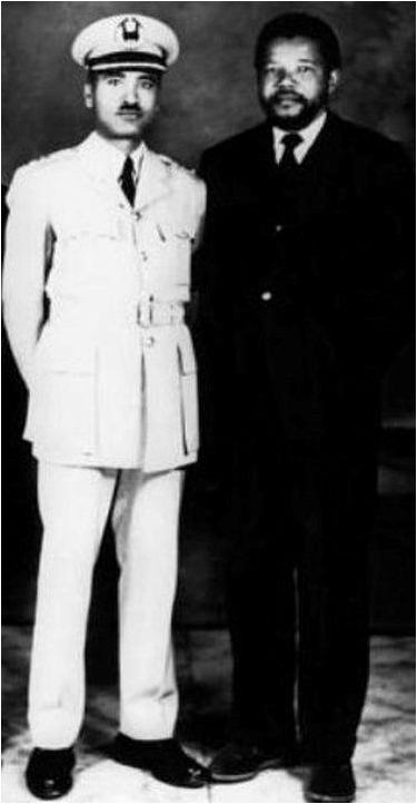 Nelson Mandela and Col Tadesse