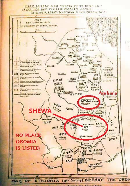 Ethiopian Map, 400 years ago 