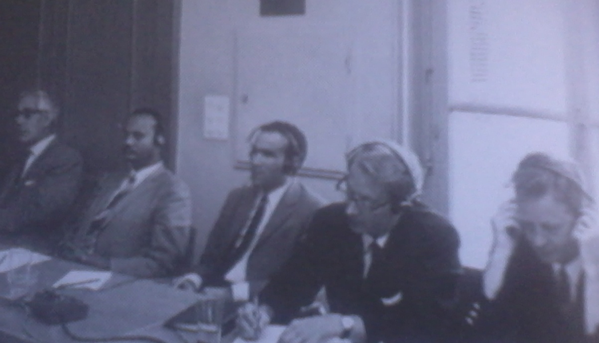 በውጪ ሐገር ስብሰባ ላይ