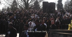 የብጹዕ ወቅዱስ አቡነ ዜና ማርቆስ ጊዜያዊ የቀብር ሥነሥርዓት 