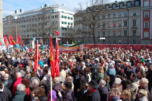 May day 2010, Stockholm, Sweden