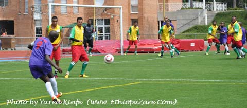 ኢትዮ-ቱሉዝ (ወይን ጠጅ) እና ኢትዮ-ሮም (አረንጓዴ፣ ቢጫ፣ ቀይ)