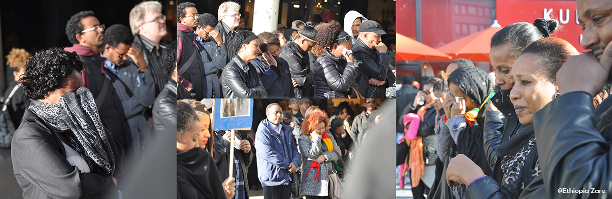 Ethiopians and Eritrians protested in Sweden. በስዊድን ኢትዮጵያውያንና ኤርትራውያን በጋራ ኀዘናቸውን ተወጡ Ethiopians and Eritrians protested in Sweden. በስዊድን ኢትዮጵያውያንና ኤርትራውያን በጋራ ኀዘናቸውን ተወጡ