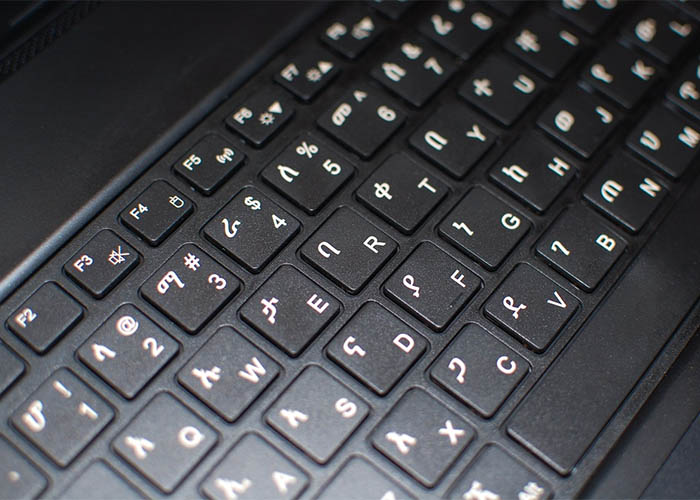 The first Amharic, Geez laptop