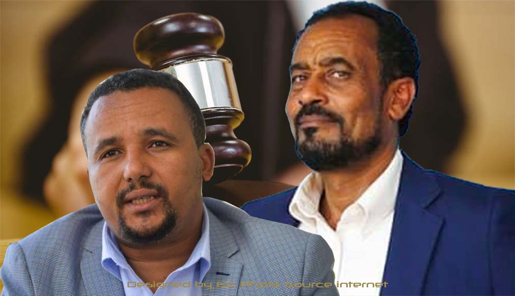 Jawar Mohammed (L), Bekele Gerba (R)
