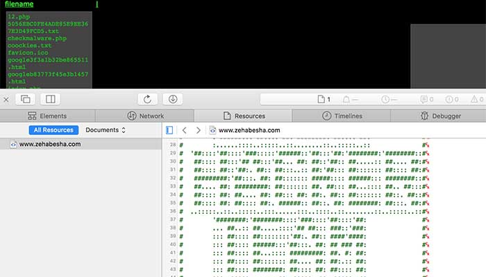 ዘ-ሐበሻ ሃክ በተደረገበት ወቅት መረጃዎቻችን ጠፍተው እንዲህ ነበር ድረ ገጻችን የሚታየው Screen shot 2016 12 14 at 7 51 21 pm